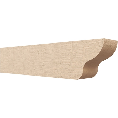Ekena Millwork 6in. W x 8in. H x 36in. L Greensboro Woodgrain TimberThane Rafter Tail, Primed Tan RFTUR06X08X36GRNRCPR